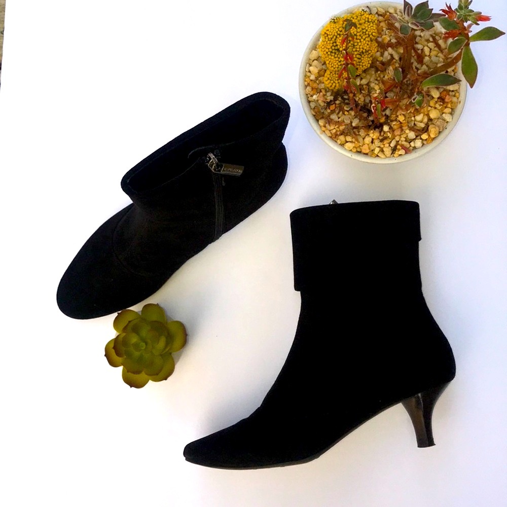 Aquatalia by Marvin K. Ellie Black Nappa Booties - Picture 3 of 8
